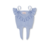 003 | Marine Collection | Graceful Ruffled Crop Top